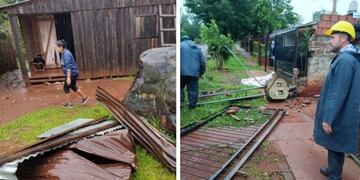 Situación crítica en Aristóbulo del Valle tras intensas lluvias y tormentas.