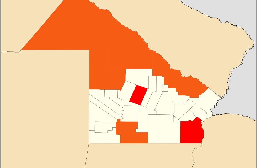 COVID-19: seis departamentos chaqueños se encuentran en la categoría de riesgo epidemiológico medio o alto