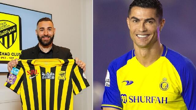 Cristiano Ronaldo y Benzema, las máximas estrellas de la Liga Saudí