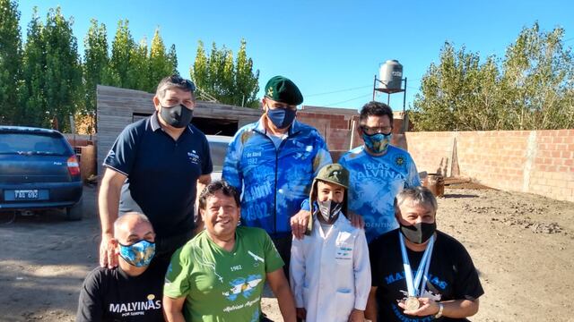 Quién es Thiago Huenchillan, el niño malvinero de Comodoro Rivadavia