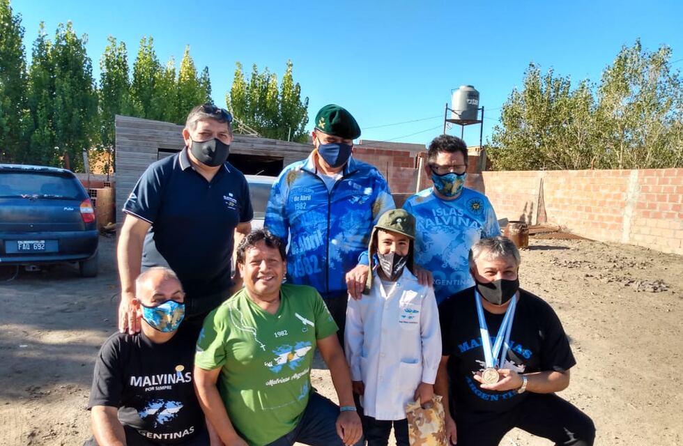 Quién es Thiago Huenchillan, el niño malvinero de Comodoro Rivadavia