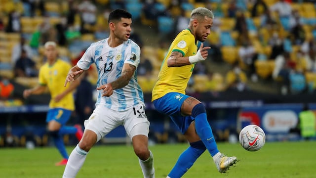 Cristian Romero jugó pese a la lesión que lo paró media copa. Y contra Neymar... (La Voz).