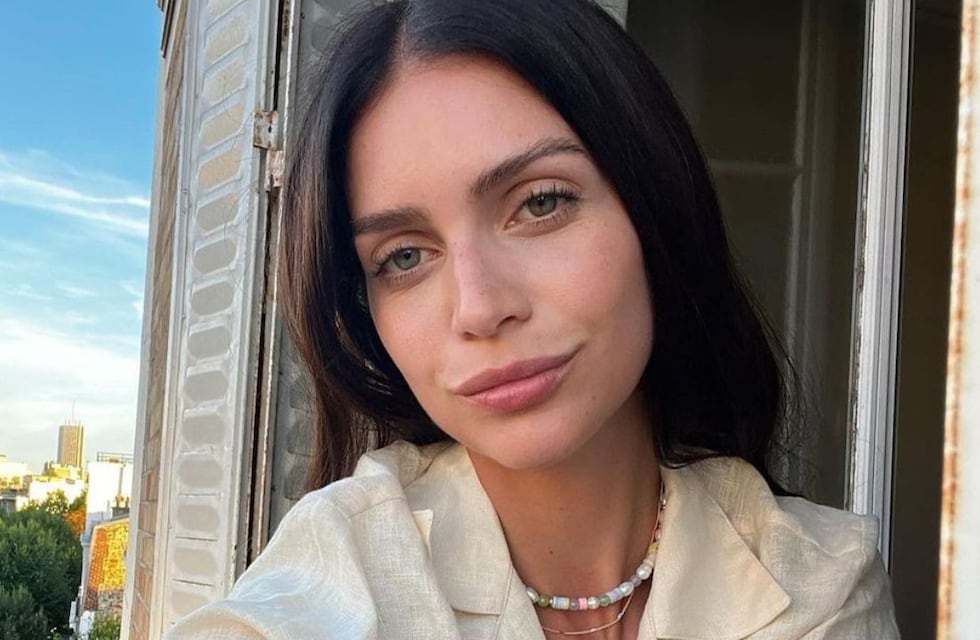 Zaira Nara encendió las redes con un look total black de cuero: pantalón y top ajustado