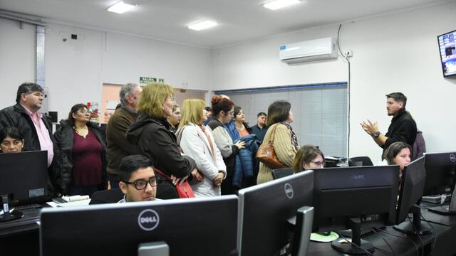 Vecinos recorrieron las instalaciones del Centro de Monitoreo