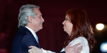 Viejos tiempos: el presidente y la vice, juntos.  (Télam / Archivo)