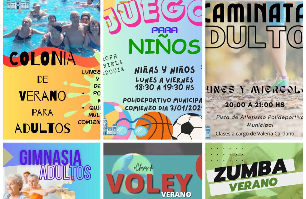 Actividades de verano organizadas por la Dirección de Deportes