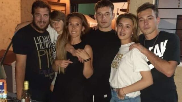 La familia de Luciano Brignolo