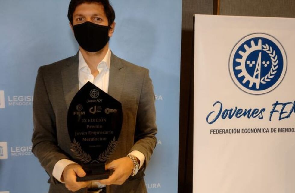 Gastón Ragazzone es el Joven Empresario Mendocino