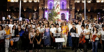 Participaron orquestas y coros de distintos lugares