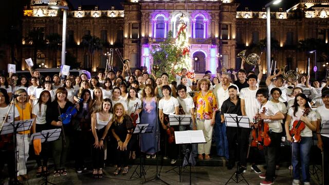 Participaron orquestas y coros de distintos lugares