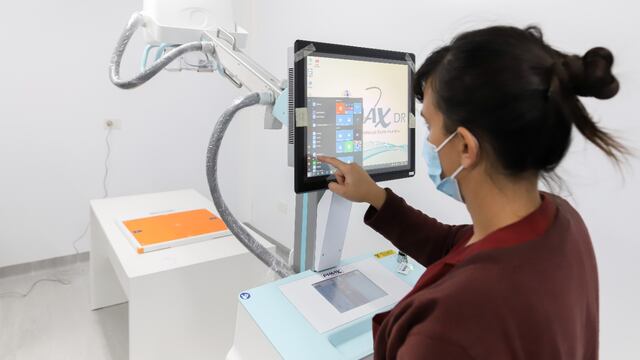 El Ministerio de Salud de la Nación envió equipos de rayos, ecografías y electrocardiógrafos.