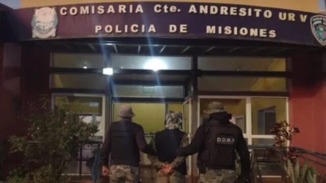 Detienen a presunto cazador furtivo en Comandante Andresito.