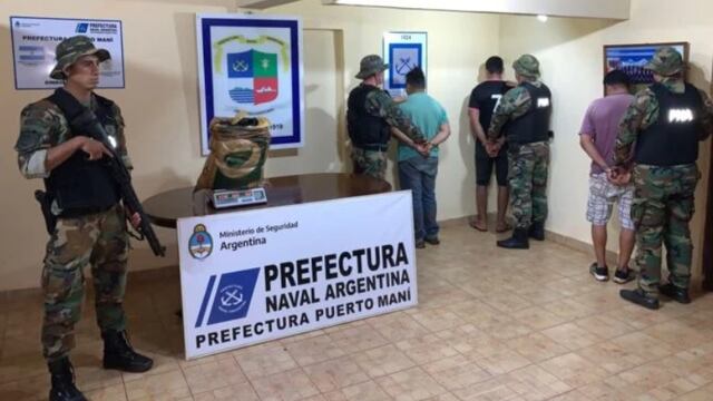 Tres detenidos por transportar estupefacientes en Colonia Polana.