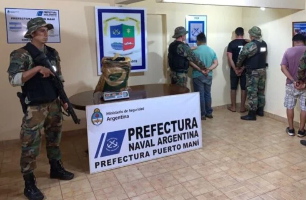 Tres detenidos por transportar estupefacientes en Colonia Polana