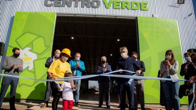 Inauguración del Centro Verde de Luján de Cuyo.