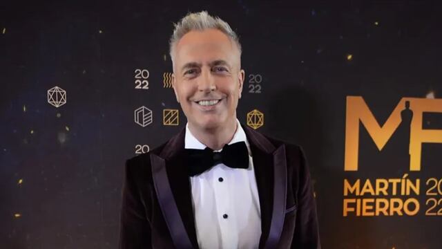 Marley en la entrega de los Martín Fierro 2024. (Foto: Captura de pantalla)
