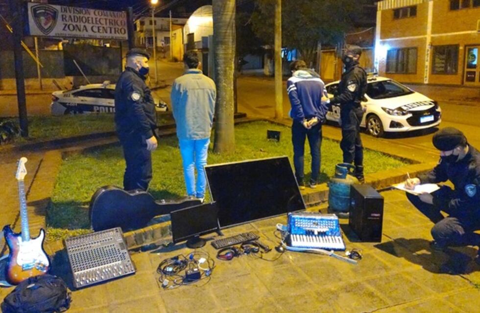 Oberá: dos jóvenes, uno menor de edad, fueron atrapados por robo