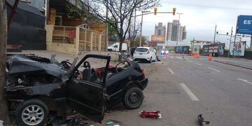 La trágica colisión sucedió en la madrugada del pasado domingo 19 del septiembre en avenida Colón.