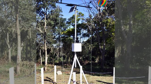 Se inauguraron dos estaciones meteorológicas en San Vicente y Dos de Mayo