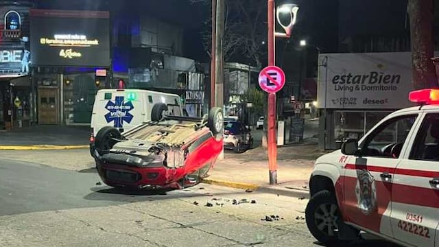 Impresionante vuelco