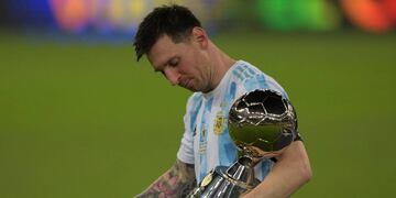 Lionel Messi, mejor jugador y goleador de la Copa América.