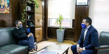El intendente Vuoto se reunió con el ministro de Ambiente de la Nación, Juan Cabandié