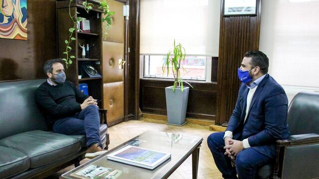 El intendente Vuoto se reunió con el ministro de Ambiente de la Nación, Juan Cabandié