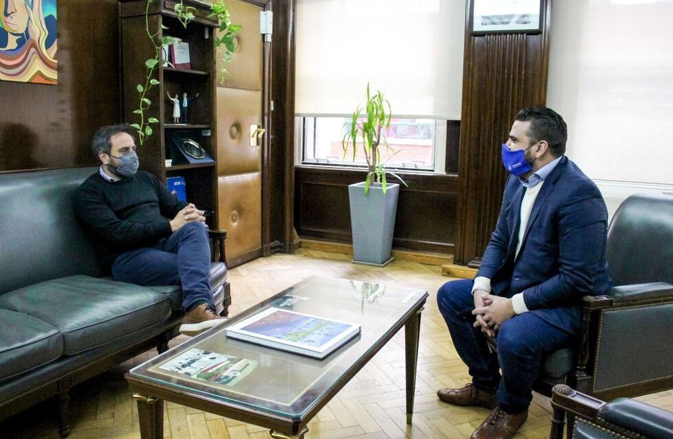 El intendente Vuoto se reunió con el ministro de Ambiente de la Nación, Juan Cabandié