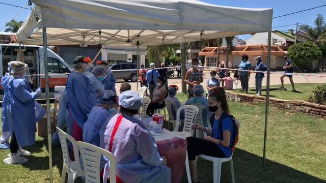 Operativo de testeos en Miramar de Ansenuza - Archivo