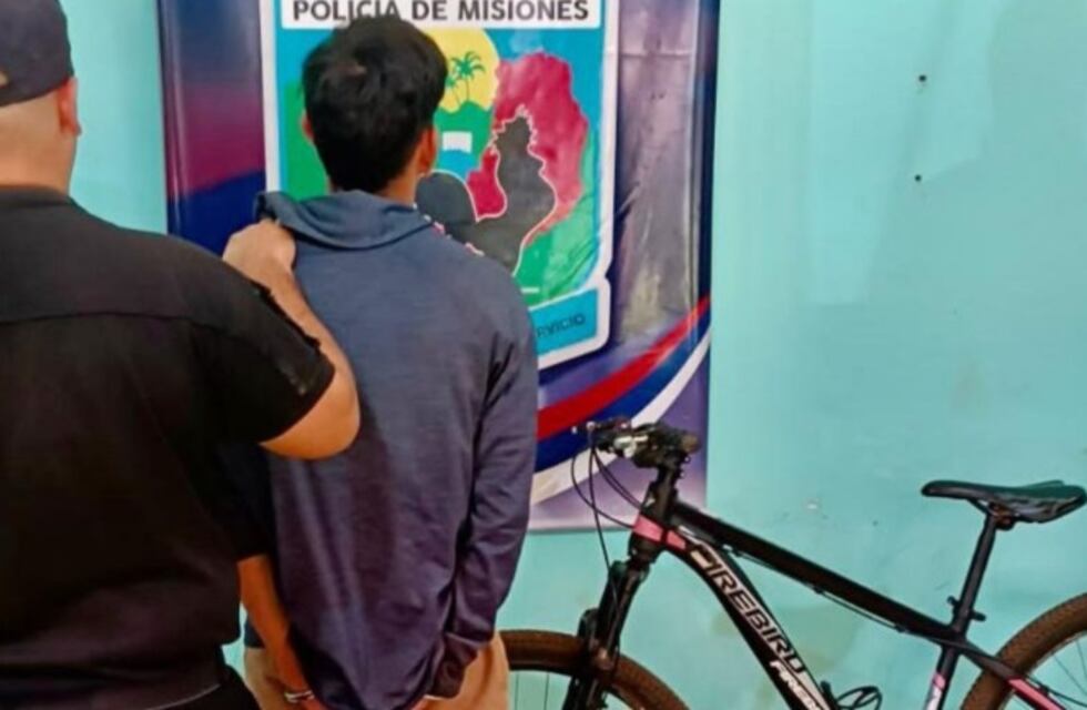 Joven robó la bicicleta a su hermana y terminó detenido