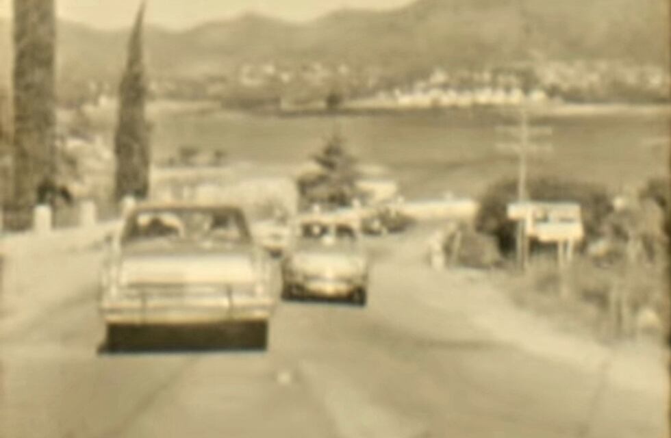Video: así se viajaba en plena ruta por una zona de Carlos Paz pero de 1965