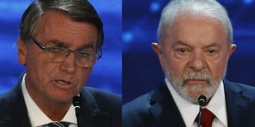 Jair Bolsonaro y Lula Da Silva, los principales candidatos a ganar las elecciones en Brasil. Foto: Los Andes.