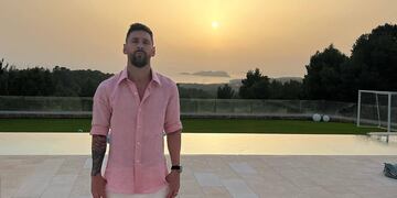 Leo celebró su cumpleaños 35 en las islas Baleares.