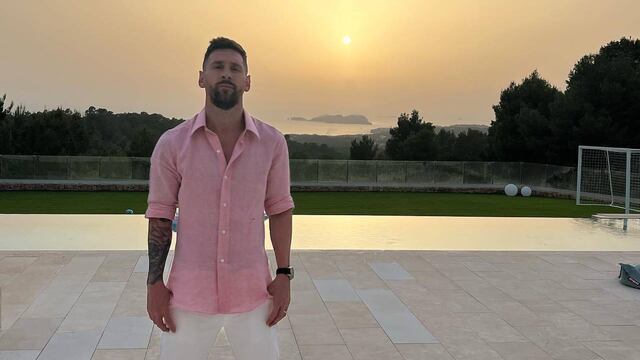 Leo celebró su cumpleaños 35 en las islas Baleares.