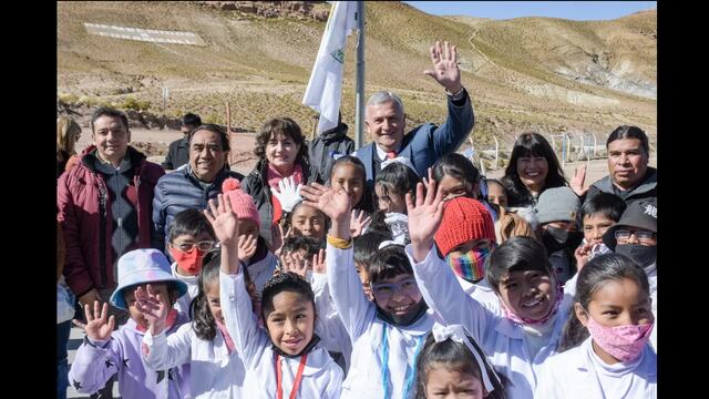 Coranzulí vivió un día festivo por la inauguración del Colegio Secundario n.° 18 de la localidad, en la Puna jujeña.