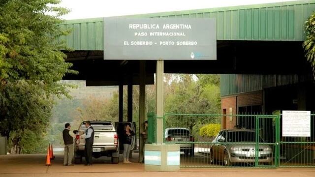 Frontera El Soberbio - Brasil. Foto: Misiones Online