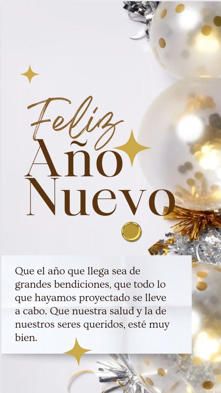 Saludos de año nuevo 2026