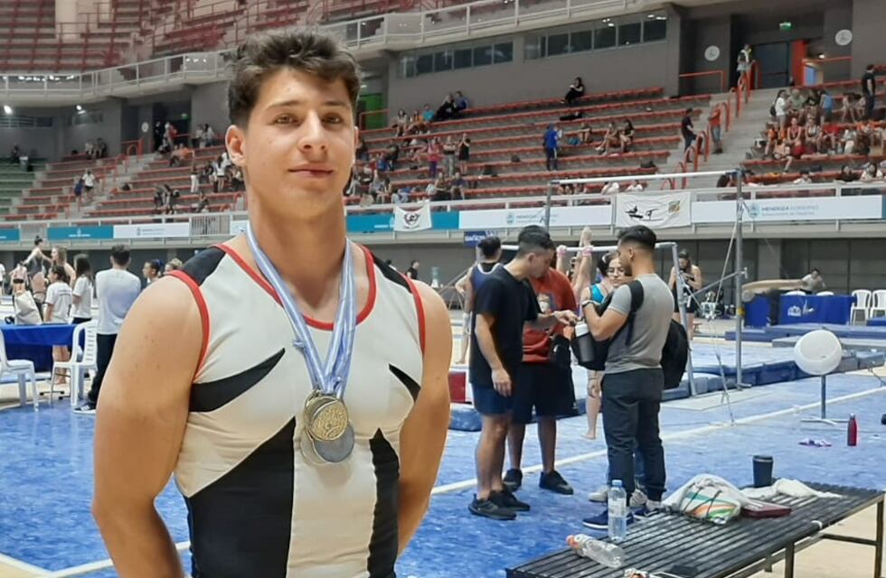 Quién es el sanjuanino que arrasó en el Nacional de gimnasia artística superando a grandes figuras de la Selección