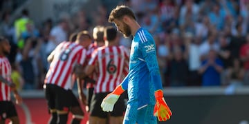 De Gea se equivocó en la salida y le costó el 2-0.