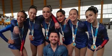 Patinadoras del Sportivo 24 de Septiembre Arroyito