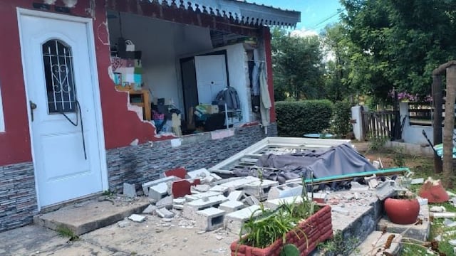 Fuerte explosión en una vivienda de barrio El Canal: una embarazada resultó ilesa. Fuente: Diario de Carlos Paz