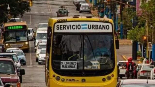 La localidad de Montecarlo se encuentra afectada por un paro de transporte.