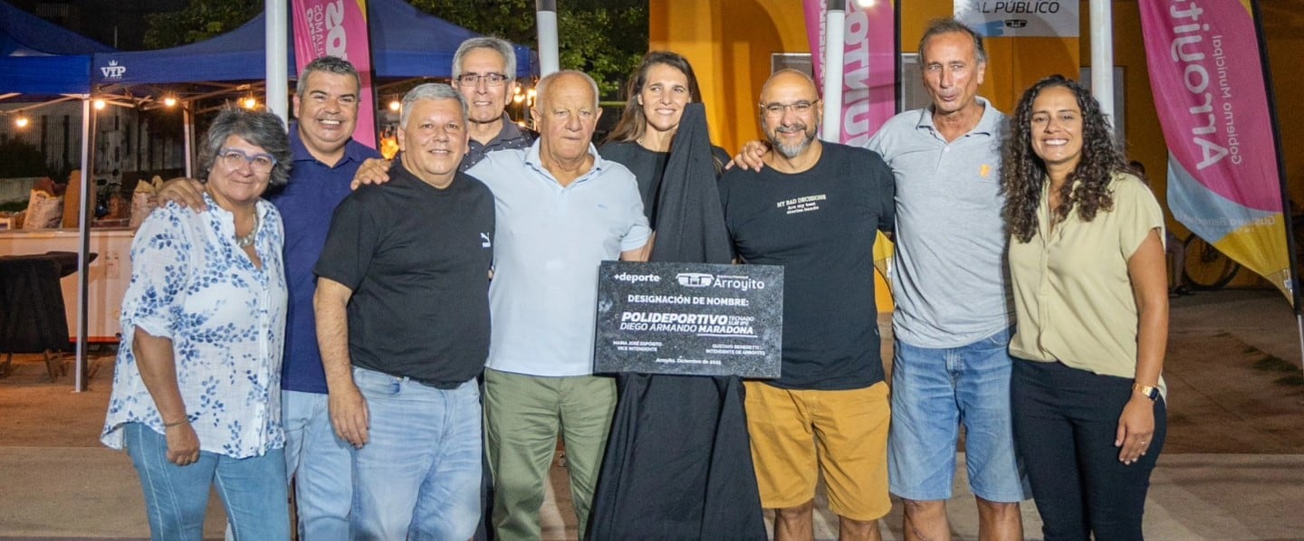El Polideportivo Techado Sur IPV de Arroyito lleva el nombre “Diego Armando Maradona”
