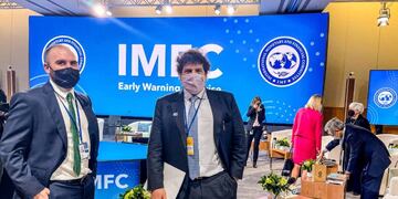 El ministro de Economía, Martín Guzmán, y el director por el Cono Sur ante el FMI, Sergio Chodos, formaron parte de las deliberaciones.