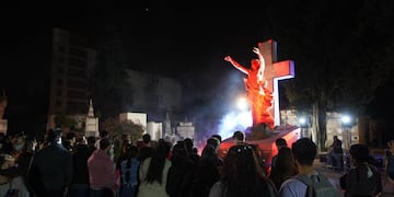 El cementerio San Jerónimo, una de las necrópolis visitadas (La Voz).