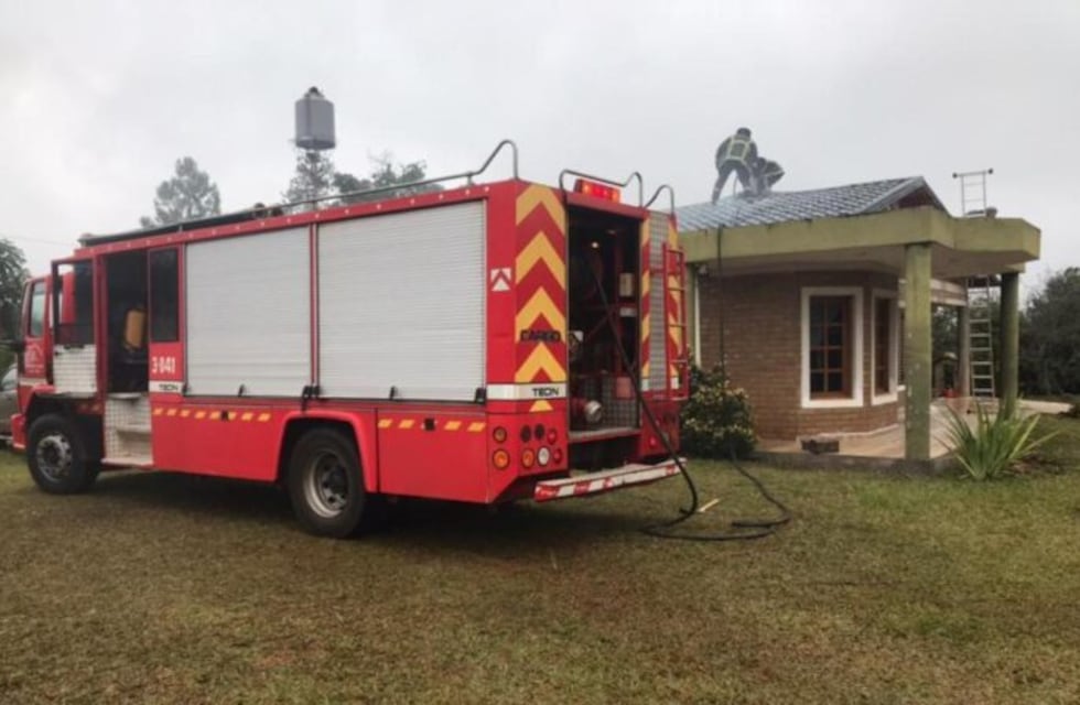 Incendio de una vivienda en Campo Ramón