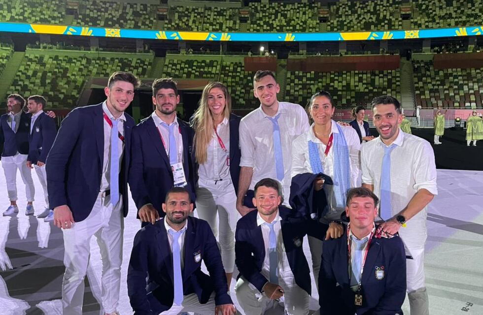 Juegos Olímpicos: los representantes cordobeses se mostraron felices en la apertura