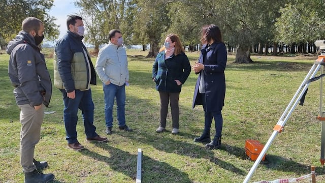 Bertellys recorrió obras en el SIPA