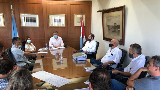 Reunión por los retrasos en la obra de calle Tucumán