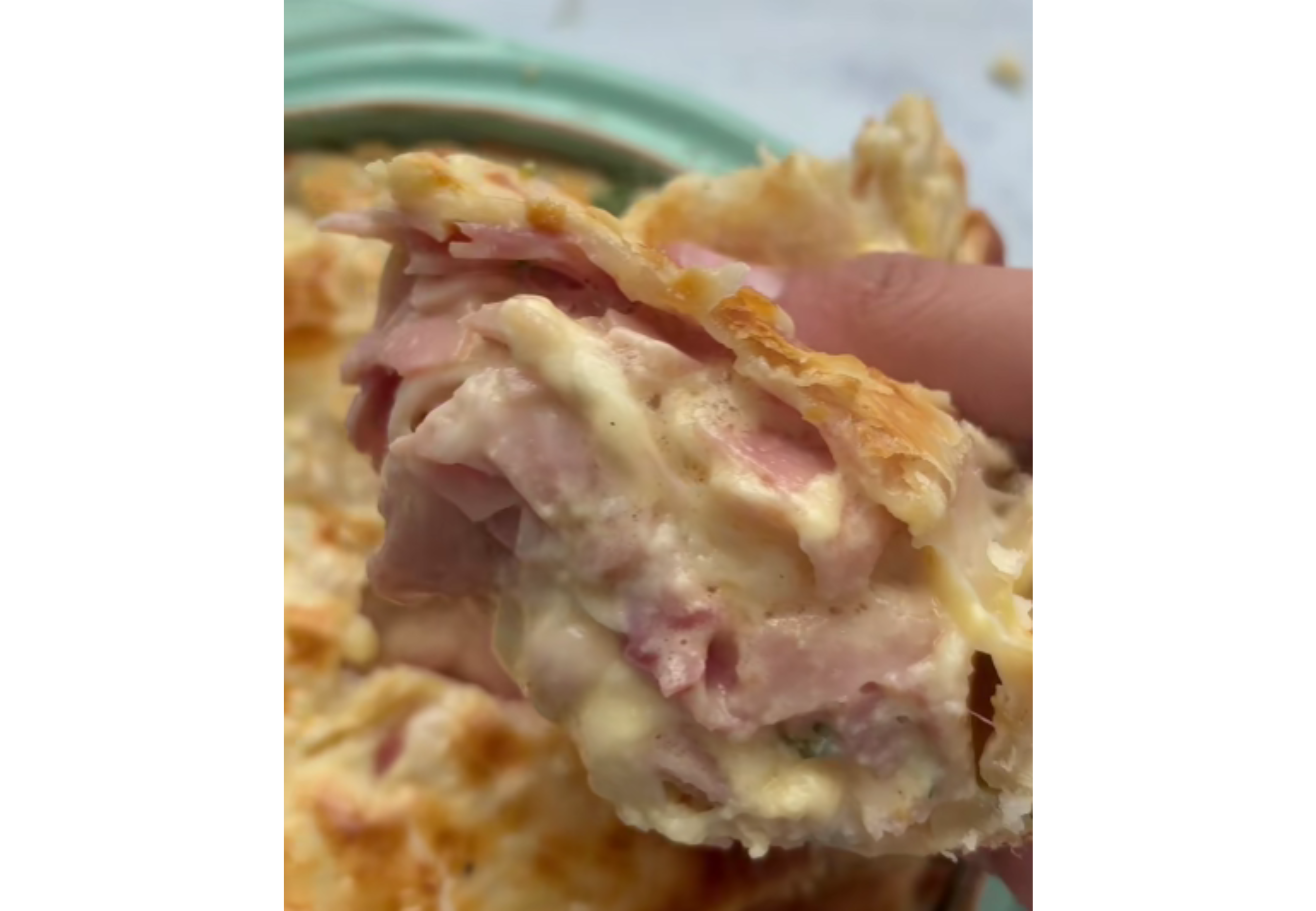 Así de cremosa queda por dentro.